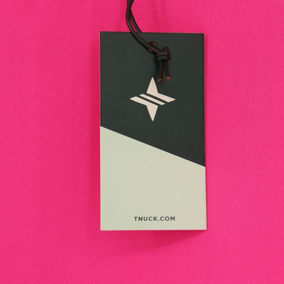 Tuckernuck Women's Hot Pink Feather Mod Ellie Mini Dress Size M Long Sleeve - Picture 5 of 10